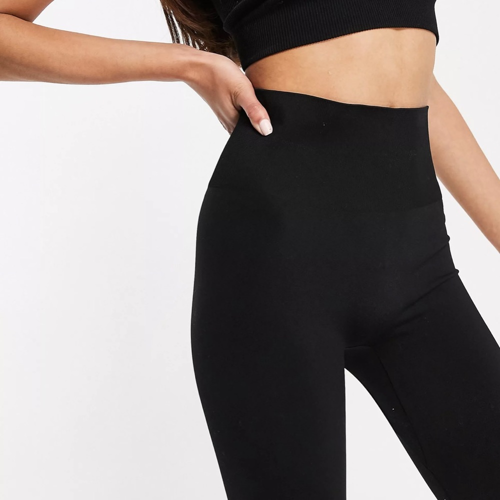 & Other Stories Black Yoga Legging Tights M - Picture 3 of 4